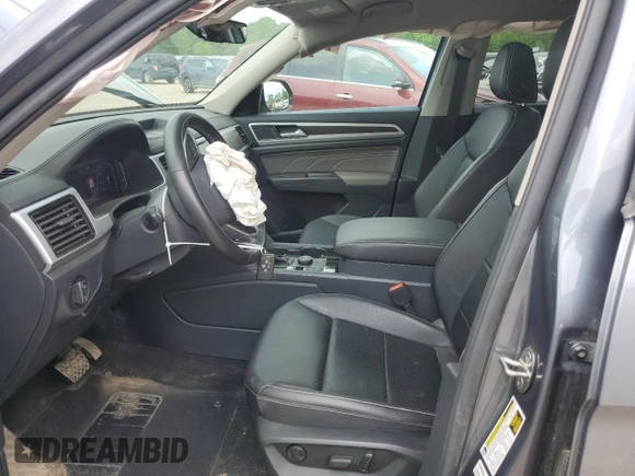 2023 Volkswagen Atlas SE with VIN 1V2KR2CAXPC553339, listed as a Copart auction lot 59667335 with 62,416 mi miles and Salvage title. Bid and sale history available at DreamBid. Image 7.