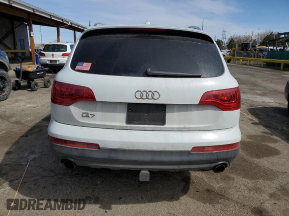 2013 Audi Q7 3.0T Premium Plus with VIN WA1LGBFE7DD005955, listed as a Copart auction lot 50262895 with 76,354 mi miles and Salvage Title. Bid and sale history available at carsss.com. Image 6.