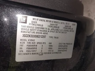 2009 Chevrolet Silverado 1500 LTZ with VIN 3GCEK33309G212297, listed as a IAAI auction lot 41716572 with 158,451 mi miles. Bid and sale history available at carsss.com. Image 9.