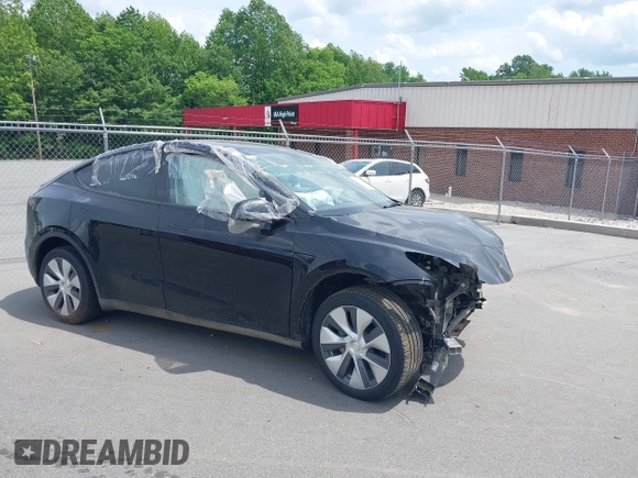 2023 Tesla Model Y Long Range with VIN 7SAYGDEE6PA166514, listed as a IAAI auction lot 41359540 with 16,271 mi miles. Bid and sale history available at carsss.com. Image 1.