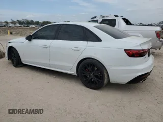 2021 Audi S4 Premium Plus with VIN WAUB4AF49MA030608, listed as a Copart auction lot 46857154 with 45,692 mi miles. Bid and sale history available at carsss.com. Image 2.