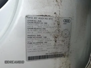 2014 Audi Q5 with VIN WA1DGCFP3EA042581, listed as a Copart auction lot 50334365 with 271,793 mi miles and Salvage title. Bid and sale history available at DreamBid. Image 12.