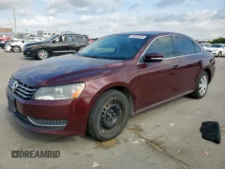 2014 Volkswagen Passat SE with VIN 1VWBN7A35EC089871, listed as a Copart auction lot 64809495 with 134,214 mi miles and Clean title. Bid and sale history available at DreamBid. Image 1.