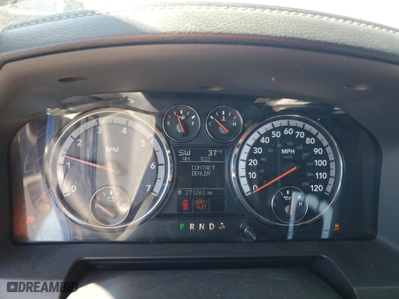 2009 Dodge Ram 1500 Laramie with VIN 1D3HV13T89S781830, listed as a Copart auction lot 87751325 with 271,261 mi miles and Salvage Title. Bid and sale history available at carsss.com. Image 9.