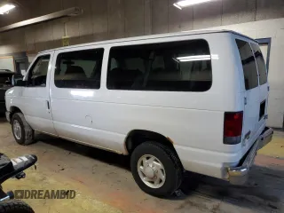 2008 Ford Econoline Passenger XL with VIN 1FBNE31L08DA49824, listed as a Copart auction lot 88313115 with 154,440 mi miles and Salvage Title. Bid and sale history available at carsss.com. Image 2.