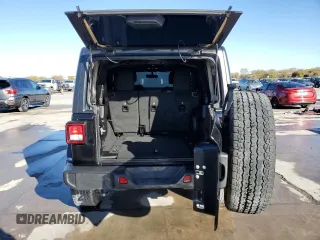 2022 Jeep Wrangler Unlimited Sahara with VIN 1C4HJXEN5NW145438, listed as a Copart auction lot 84207384 with 38,964 mi miles and Non repairable. Bid and sale history available at DreamBid. Image 6.