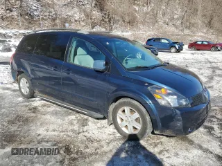 2005 Nissan Quest SE with VIN 5N1BV28UX5N107334, listed as a Copart auction lot 45776135 with 193,466 mi miles and Salvage Title. Bid and sale history available at carsss.com. Image 4.
