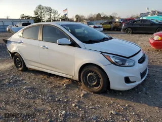 2017 Hyundai Accent SE with VIN KMHCT4AE4HU345179, listed as a Copart auction lot 43814095 with 137,586 mi miles and Salvage Title. Bid and sale history available at carsss.com. Image 4.