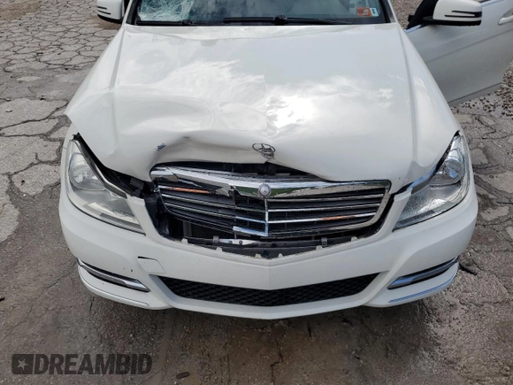 2012 Mercedes-Benz C 300 Sport with VIN WDDGF8BB0CR237300, listed as a Copart auction lot 61340735 with 109,157 mi miles and Salvage title. Bid and sale history available at DreamBid. Image 11.