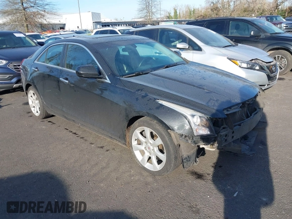 2013 Cadillac ATS z VIN 1G6AA5RX3D0174765, wystawiony jako IAAI lot #41382104 z przebiegiem 135 298 mil mil oraz . Historia ofert i sprzedaży dostępna na DreamBid. Obrazek 1.