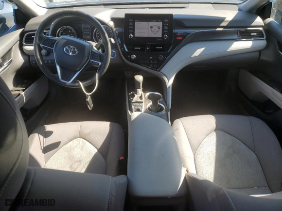 2021 Toyota Camry Hybrid LE with VIN 4T1C31AK3MU021767, listed as a Copart auction lot 89345345 with 51,755 mi miles and Salvage Title. Bid and sale history available at carsss.com. Image 8.