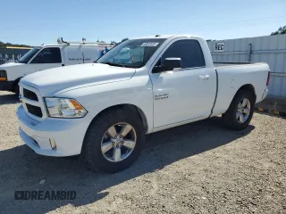 2014 Ram 1500 Express with VIN 3C6JR6AT1EG103024, listed as a Copart auction lot 59002635 with 121,237 mi miles and Salvage title. Bid and sale history available at DreamBid. Image 1.