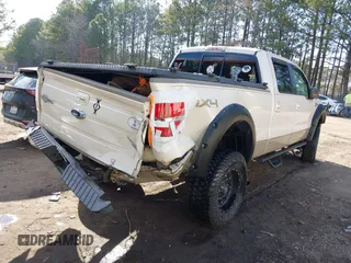 2009 Ford F-150 XL with VIN 1FTPW14V59KC26416, listed as a IAAI auction lot 41630034 with 120,455 mi miles. Bid and sale history available at carsss.com. Image 4.