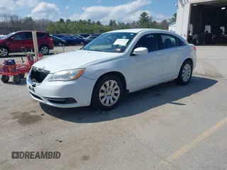 2012 Chrysler 200 LX with VIN 1C3CCBAB3CN204447, listed as a IAAI auction lot 42095415 with 141,911 mi miles. Bid and sale history available at carsss.com. Image 2.