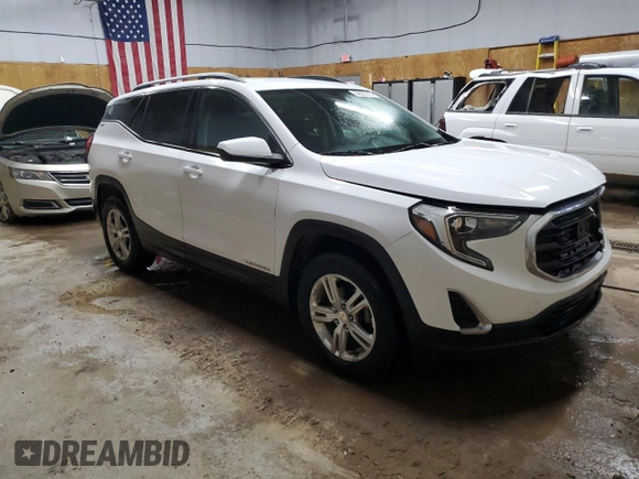2018 GMC Terrain SLE with VIN 3GKALTEV0JL254334, listed as a Copart auction lot 52627915 with 96,282 mi miles and Clean Title. Bid and sale history available at carsss.com. Image 4.