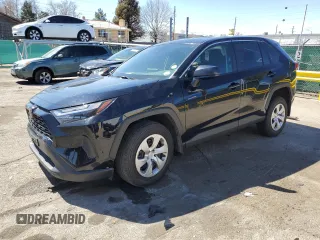 2023 Toyota RAV4 LE with VIN 2T3F1RFV8PW386641, listed as a Copart auction lot 50615355 with 48,455 mi miles and Salvage Title. Bid and sale history available at carsss.com. Image 1.