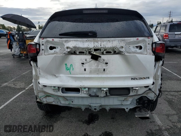 2017 Lexus NX with VIN JTJYARBZ6H2061463, listed as a Copart auction lot 48056615 with 147,648 mi miles and Salvage Title. Bid and sale history available at carsss.com. Image 6.