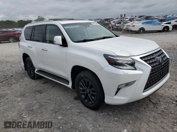 2021 Lexus GX 460 Premium z VIN JTJAM7BX5M5299714, wystawiony jako Copart lot #56012695 z przebiegiem Nie podano mil oraz Szkoda całkowita • Salvage title. Historia ofert i sprzedaży dostępna na DreamBid. Obrazek 4.