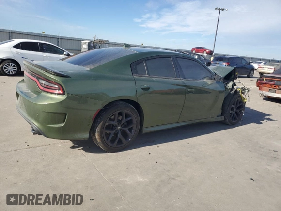 2021 Dodge Charger GT with VIN 2C3CDXHG7MH559045, listed as a Copart auction lot 41653595 with Not Provided miles and Salvage Title. Bid and sale history available at DreamBid. Image 3.