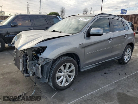2015 Mitsubishi Outlander Sport 2.4 GT with VIN 4A4AP4AW5FE048172, listed as a Copart auction lot 47135705 with 158,333 mi miles and Salvage Title. Bid and sale history available at carsss.com. Image 1.