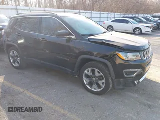 2018 Jeep Compass Limited with VIN 3C4NJCCBXJT140580, listed as a IAAI auction lot 41797010 with 144,035 mi miles and . Bid and sale history available at DreamBid. Image 1.