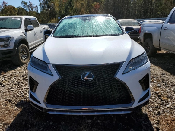 2020 Lexus RX with VIN 2T2YZMDA3LC256688, listed as a Copart auction lot 76548894 with 0 mi miles and Salvage Title. Bid and sale history available at carsss.com. Image 5.