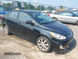 2012 Hyundai Accent GLS with VIN KMHCU4AE5CU129248, listed as a IAAI auction lot 42739841 with 62,440 mi miles and . Bid and sale history available at DreamBid. Image 1.