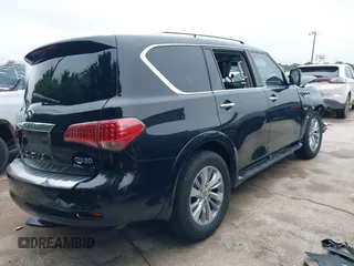 2016 Infiniti QX80 with VIN JN8AZ2NF7G9611298, listed as a IAAI auction lot 42133355 with Not provided miles and . Bid and sale history available at DreamBid. Image 4.