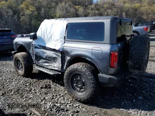 2022 Ford Bronco with VIN 1FMDE5AH5NLB19801, listed as a Copart auction lot 50160135 with 7,759 mi miles and Salvage Title. Bid and sale history available at carsss.com. Image 2.