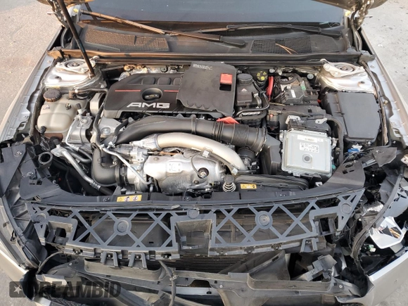 2021 Mercedes-Benz CLA with VIN W1K5J5BBXMN186708, listed as a Copart auction lot 83515554 with 54,574 mi miles and Salvage Title. Bid and sale history available at carsss.com. Image 12.