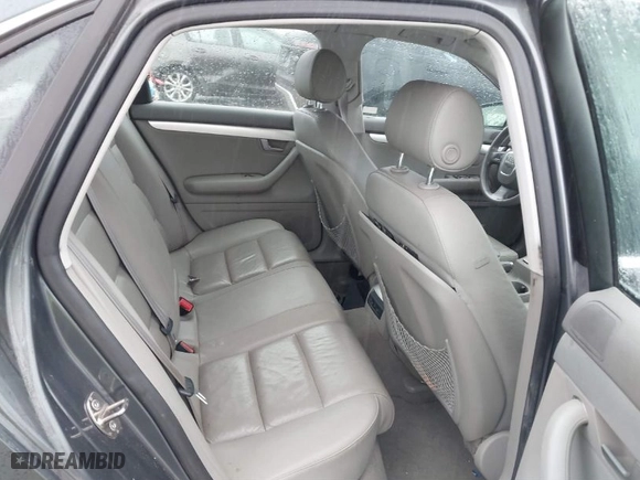 2006 Audi A4 2.0T with VIN WAUDF78E96A234033, listed as a IAAI auction lot 41850473 with 204,204 mi miles. Bid and sale history available at carsss.com. Image 8.