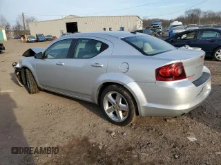2012 Dodge Avenger SE with VIN 1C3CDZAB5CN153359, listed as a Copart auction lot 46983825 with 180,264 mi miles and Salvage Title. Bid and sale history available at DreamBid. Image 2.