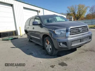 2019 Toyota Sequoia SR5 with VIN 5TDBY5G14KS165403, listed as a Copart auction lot 76483444 with 63,932 mi miles and Salvage Title. Bid and sale history available at carsss.com. Image 14.