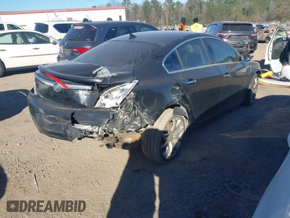 2013 Buick Regal GS with VIN 2G4GV5GV1D9155839, listed as a IAAI auction lot 41692232 with 134,111 mi miles. Bid and sale history available at carsss.com. Image 4.
