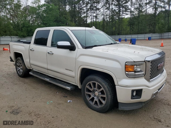 2015 GMC Sierra 1500 Denali with VIN 3GTU2WEC8FG207970, listed as a Copart auction lot 52311325 with 0 mi miles and Salvage Title. Bid and sale history available at carsss.com. Image 4.