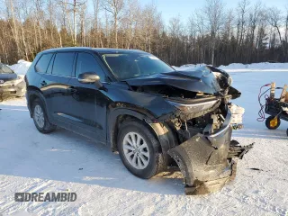 2024 Toyota Highlander XLE with VIN 5TDAAAB57RS027559, listed as a Copart auction lot 41861825 with 18,907 mi miles and Salvage title. Bid and sale history available at DreamBid. Image 4.