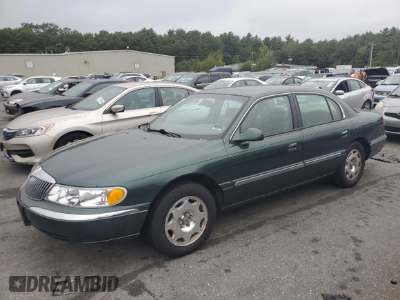 1998 Lincoln Continental with VIN 1LNFM97V9WY635860, listed as a Copart auction lot 72859264 with 91,632 mi miles and Clean Title. Bid and sale history available at carsss.com. Image 1.