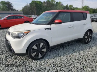 2016 Kia Soul + with VIN KNDJP3A53G7320989, listed as a Copart auction lot 54630855 with 130,438 mi miles and Clean Title. Bid and sale history available at carsss.com. Image 1.