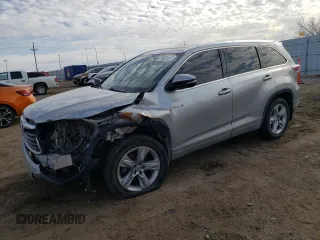 2015 Toyota Highlander Hybrid Limited with VIN 5TDDCRFH8FS011022, listed as a Copart auction lot 79626973 with 106,992 mi miles. Bid and sale history available at carsss.com. Image 1.