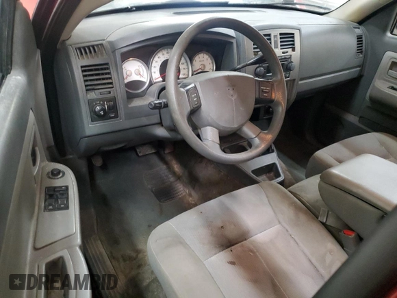2006 Dodge Dakota SLT with VIN 1D7HW42N56S609685, listed as a Copart auction lot 43052435 with 222,136 mi miles and Non Repairable. Bid and sale history available at carsss.com. Image 8.