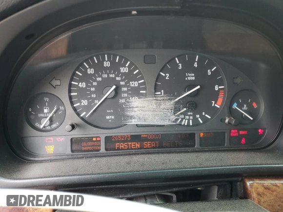 2003 BMW 5 Series 530iA with VIN WBADT634X3CK33314, listed as a Copart auction lot 76832604 with 265,273 mi miles and Salvage Title. Bid and sale history available at carsss.com. Image 9.