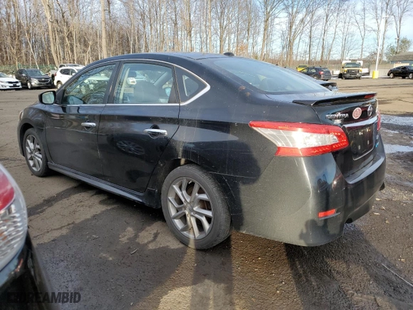 2013 Nissan Sentra SR with VIN 3N1AB7AP6DL718974, listed as a Copart auction lot 46794575 with 133,018 mi miles and Clean Title. Bid and sale history available at carsss.com. Image 2.