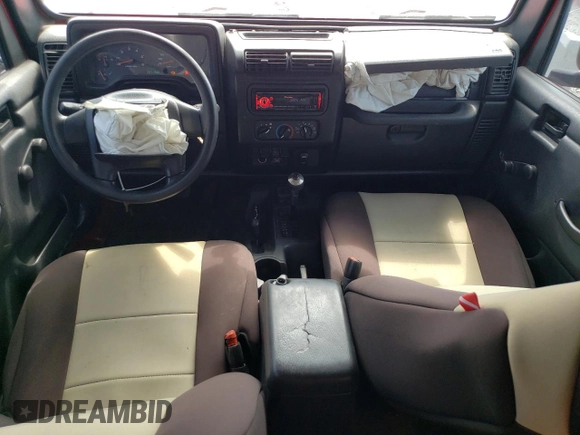 2004 Jeep Wrangler Sport with VIN 1J4FA49S14P747441, listed as a Copart auction lot 69425514 with 137,150 mi miles and Non Repairable. Bid and sale history available at carsss.com. Image 8.