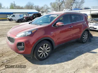 2018 Kia Sportage EX z VIN KNDPNCAC0J7460553, wystawiony jako Copart lot #50312675 z przebiegiem 76 570 mil mil oraz Szkoda całkowita • Salvage title. Historia ofert i sprzedaży dostępna na DreamBid. Obrazek 1.