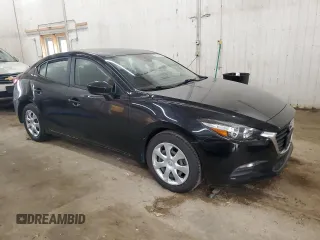 2018 Mazda 3 Sport with VIN 3MZBN1U74JM220440, listed as a Copart auction lot 52016995 with 43,577 mi miles and Salvage Title. Bid and sale history available at DreamBid. Image 4.