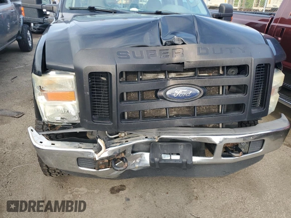 2008 Ford F-250 XL with VIN 1FTSX21568ED72693, listed as a Copart auction lot 63564855 with 268,393 mi miles and Salvage title. Bid and sale history available at DreamBid. Image 11.