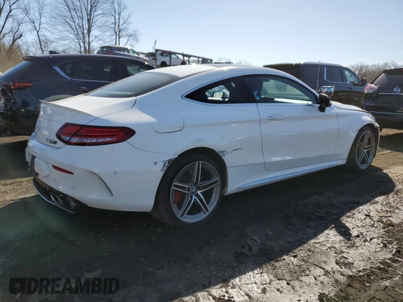 2019 Mercedes-Benz C 63 S AMG with VIN WDDWJ8HB5KF855455, listed as a Copart auction lot 49669255 with 35,982 mi miles and Salvage title. Bid and sale history available at DreamBid. Image 3.