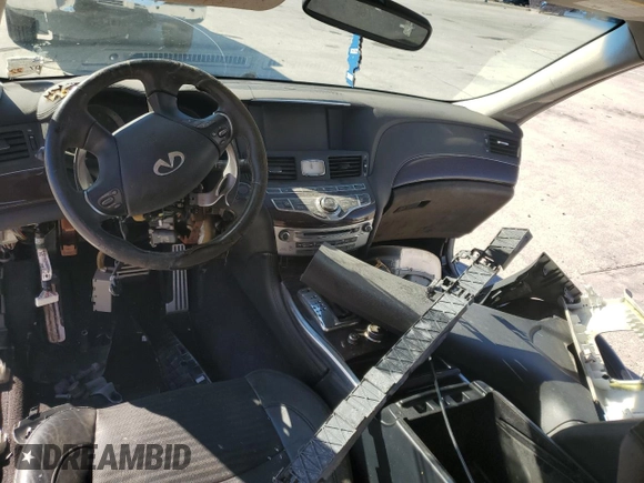 2012 Infiniti M37 with VIN JN1BY1AP8CM331220, listed as a Copart auction lot 82185444 with 0 mi miles and Salvage Title. Bid and sale history available at carsss.com. Image 8.