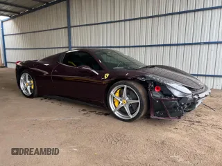 2014 Ferrari 458 Italia z VIN ZFF68NHA6E0201648, wystawiony jako Copart lot #41274584 z przebiegiem 15 586 mil mil oraz . Historia ofert i sprzedaży dostępna na DreamBid. Obrazek 4.