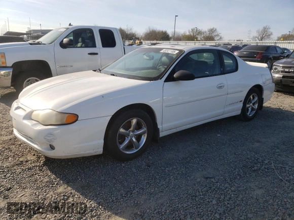 2001 Chevrolet Monte Carlo SS with VIN 2G1WX15KX19136335, listed as a Copart auction lot 48341105 with 211,073 mi miles and Salvage Title. Bid and sale history available at carsss.com. Image 1.